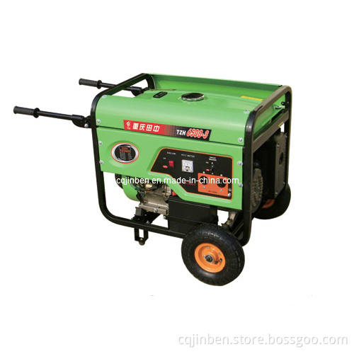 5 Kw Green Three Phase Gasoline Generator